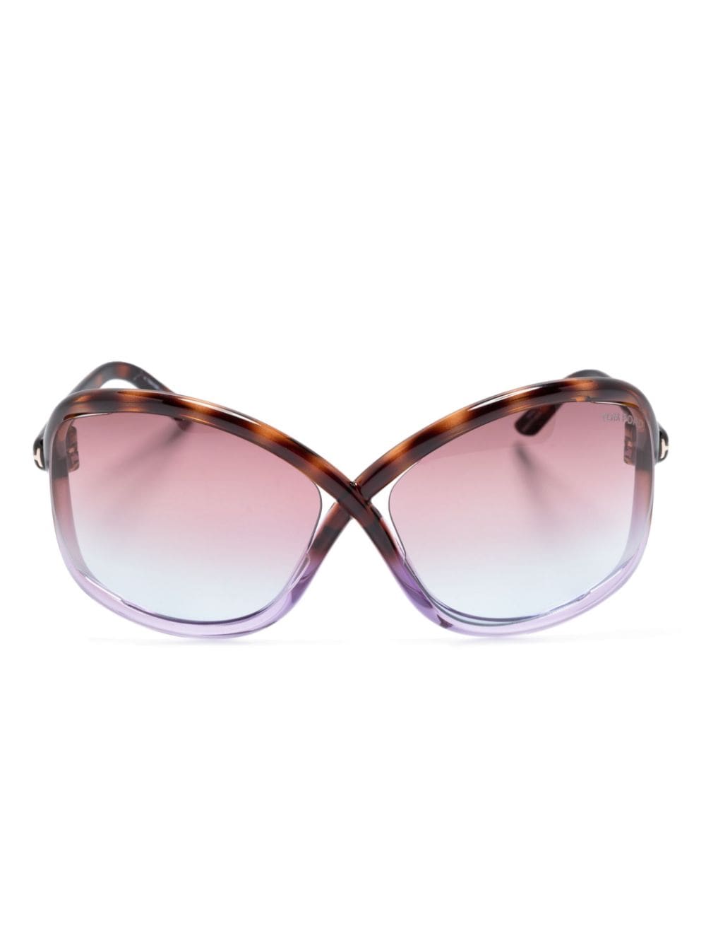 TOM FORD Eyewear Bettina Oversized-Sonnenbrille - Braun von TOM FORD Eyewear