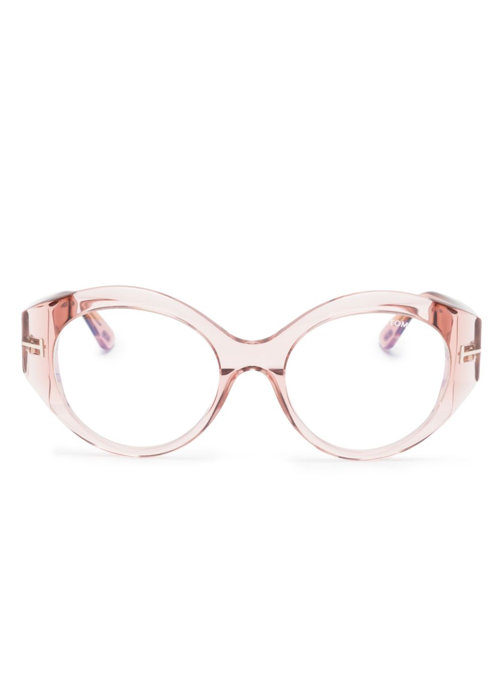 TOM FORD Eyewear Brille mit Oversized-Gestell - Rosa von TOM FORD Eyewear