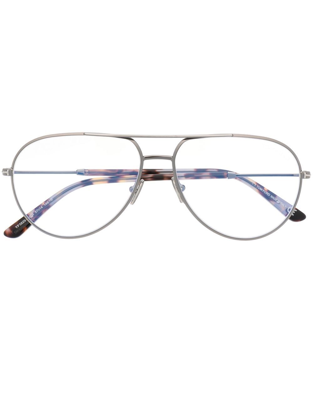 TOM FORD Eyewear Brille mit doppeltem Steg - Silber von TOM FORD Eyewear