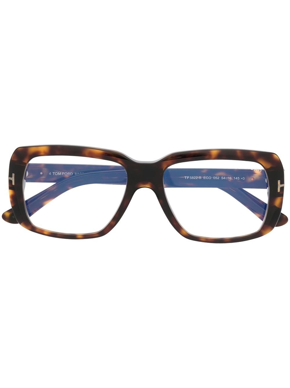 TOM FORD Eyewear Brille mit eckigem Gestell - Braun von TOM FORD Eyewear