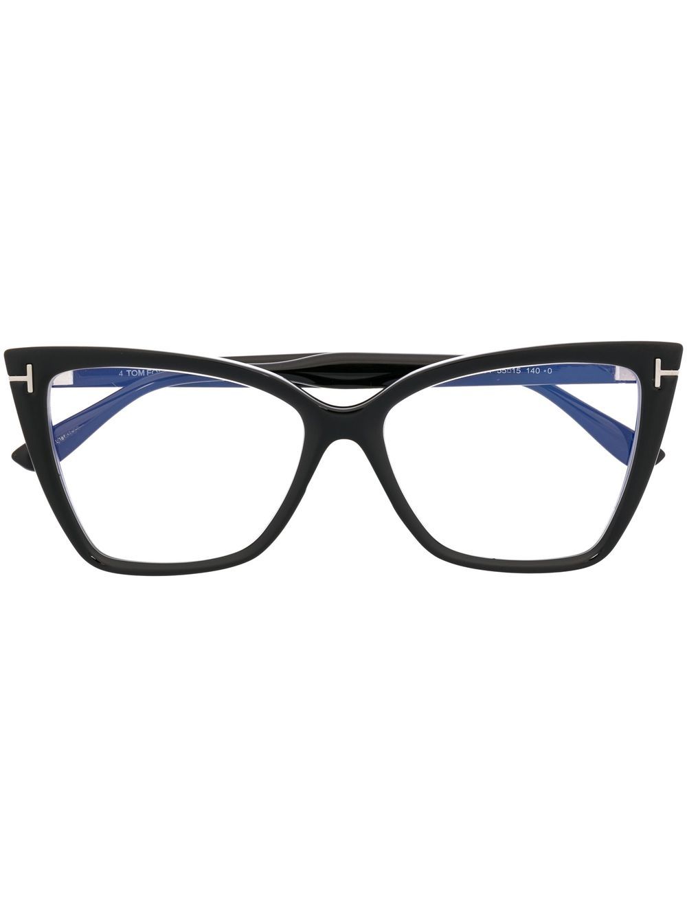 TOM FORD Eyewear Brille mit geometrischem Gestell - Schwarz von TOM FORD Eyewear