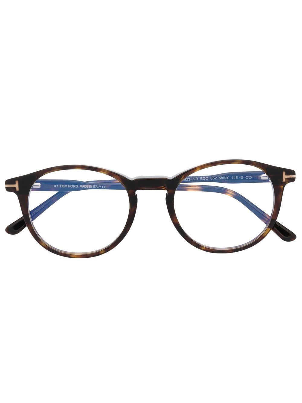 TOM FORD Eyewear Brille mit rundem Gestell - Braun von TOM FORD Eyewear