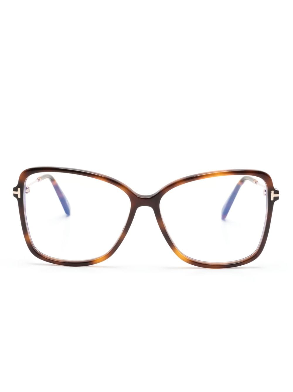 TOM FORD Eyewear Butterfly-Sonnenbrille in Schildpattoptik - Braun von TOM FORD Eyewear