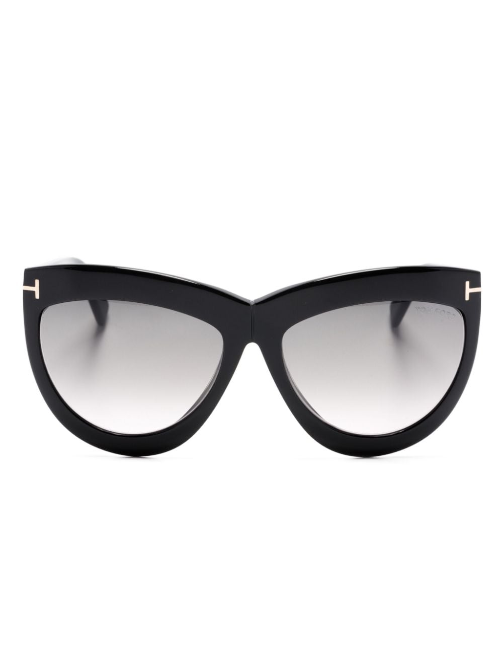 TOM FORD Eyewear Doris Sonnenbrille mit Oversized-Gestell - Schwarz von TOM FORD Eyewear