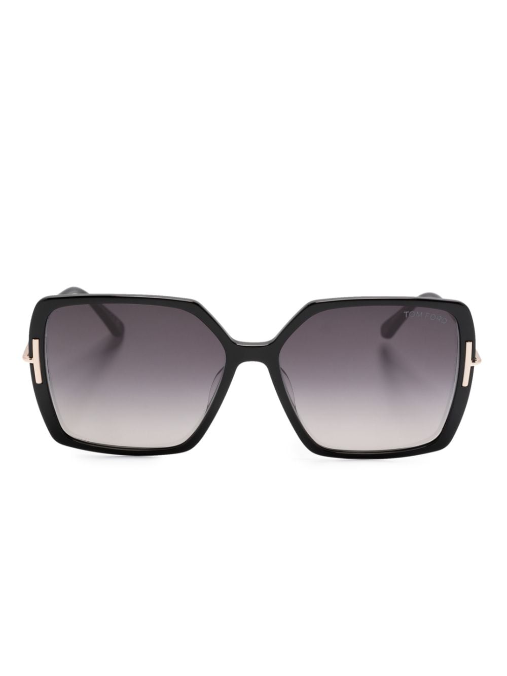 TOM FORD Eyewear Eckige Sonnenbrille mit Farbverlauf - Schwarz von TOM FORD Eyewear