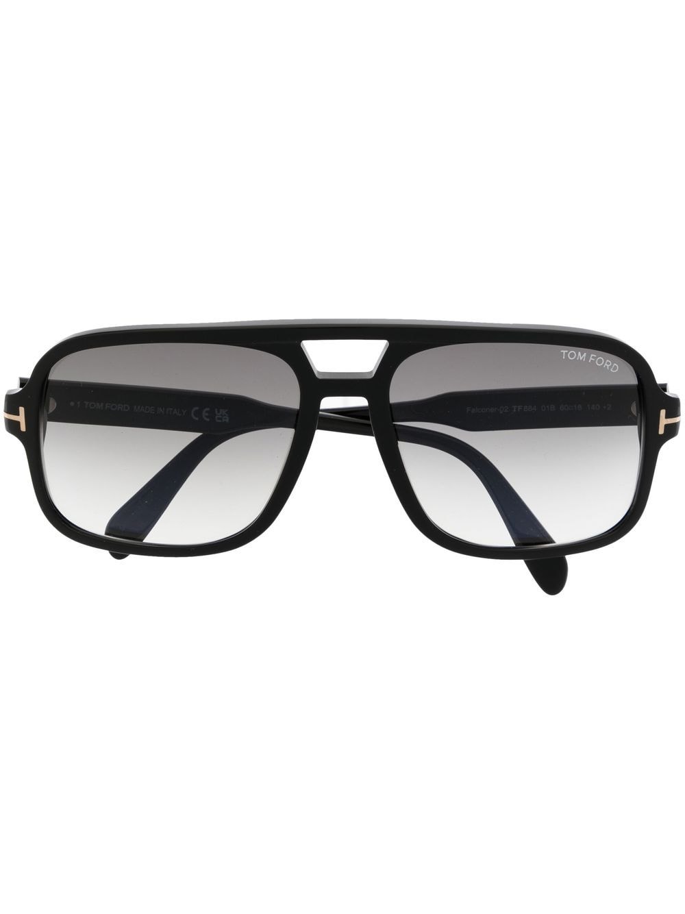 TOM FORD Eyewear Getönte Pilotenbrille - Schwarz von TOM FORD Eyewear