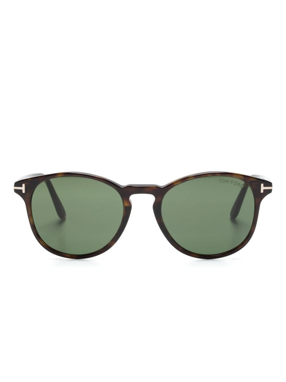 TOM FORD Eyewear Lewis Sonnenbrille mit rundem Gestell - Braun von TOM FORD Eyewear