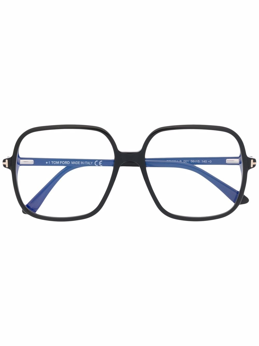 TOM FORD Eyewear Oversized-Brille - Schwarz von TOM FORD Eyewear