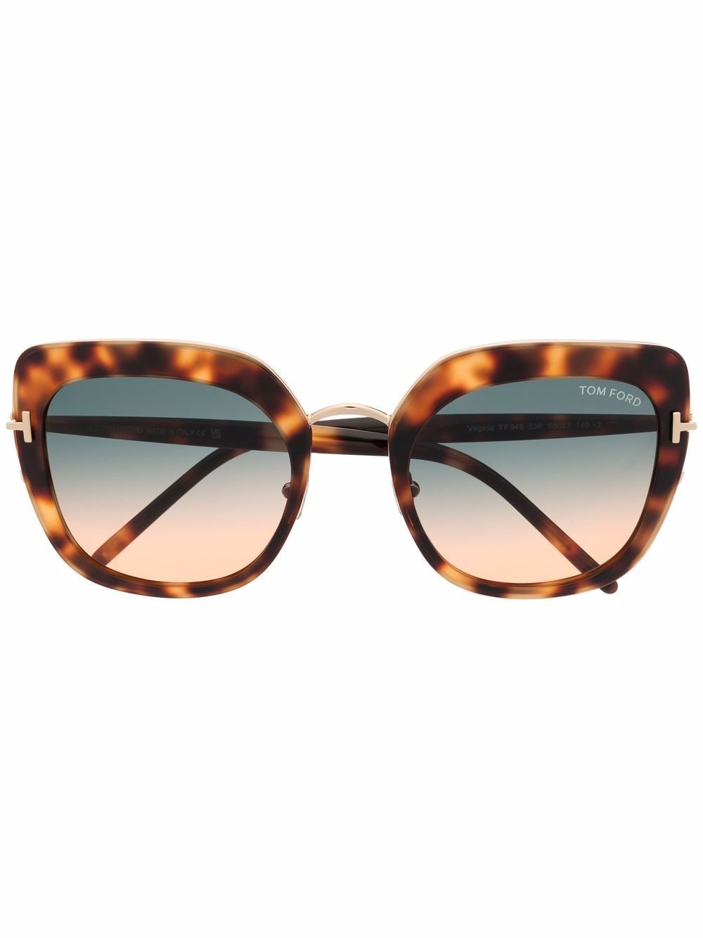 TOM FORD Eyewear Oversized-Sonnenbrille - Braun von TOM FORD Eyewear