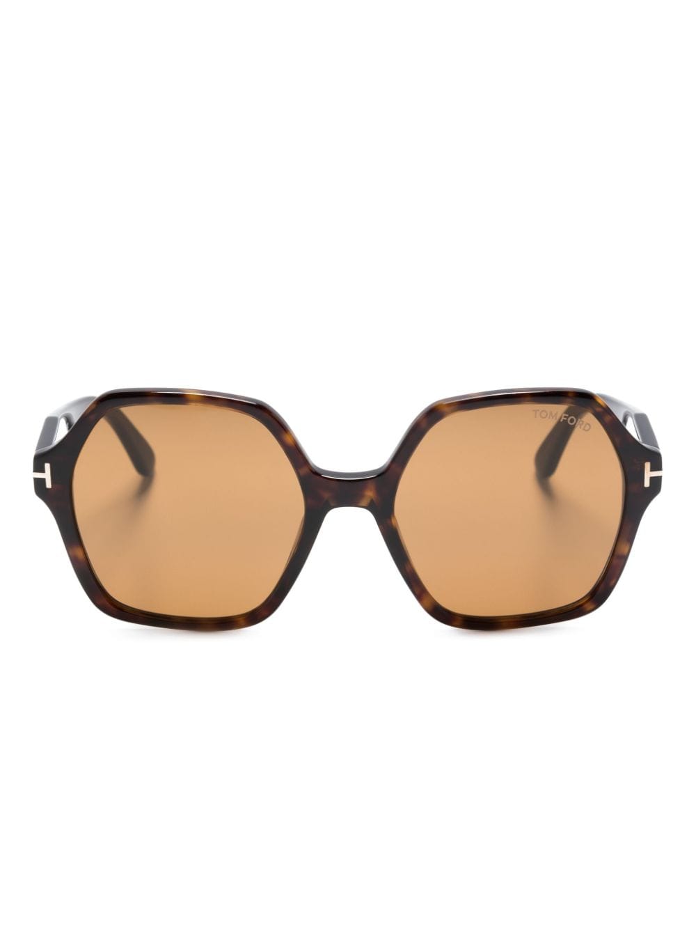 TOM FORD Eyewear Romy Sonnenbrille mit Oversized-Gestell - Braun von TOM FORD Eyewear