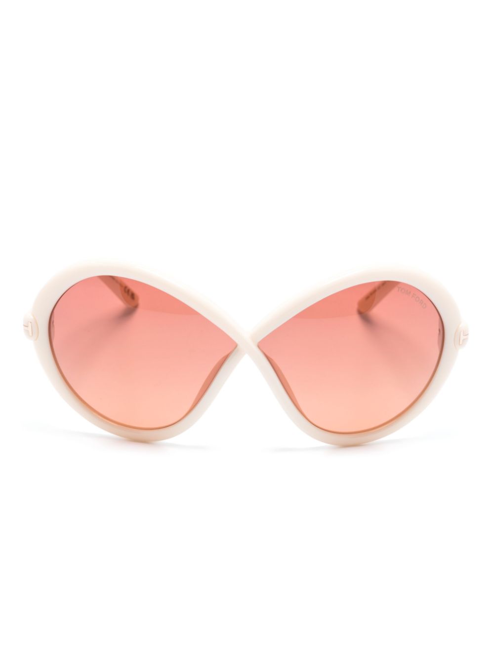 TOM FORD Eyewear Sonnenbrille im Butterfly-Design - Nude von TOM FORD Eyewear