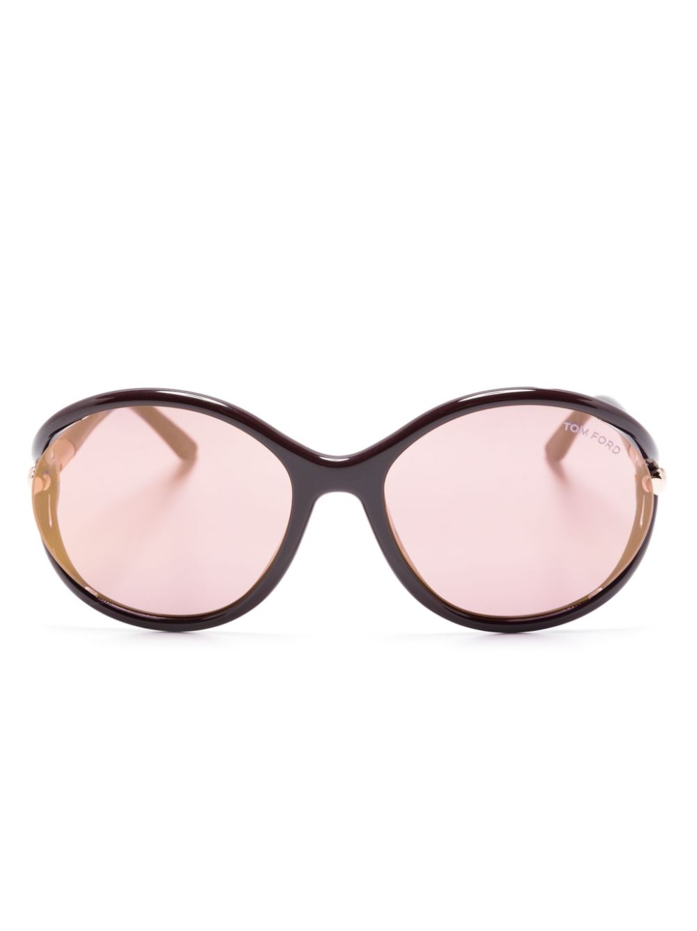 TOM FORD Eyewear Sonnenbrille im Oversized-Look - Rot von TOM FORD Eyewear