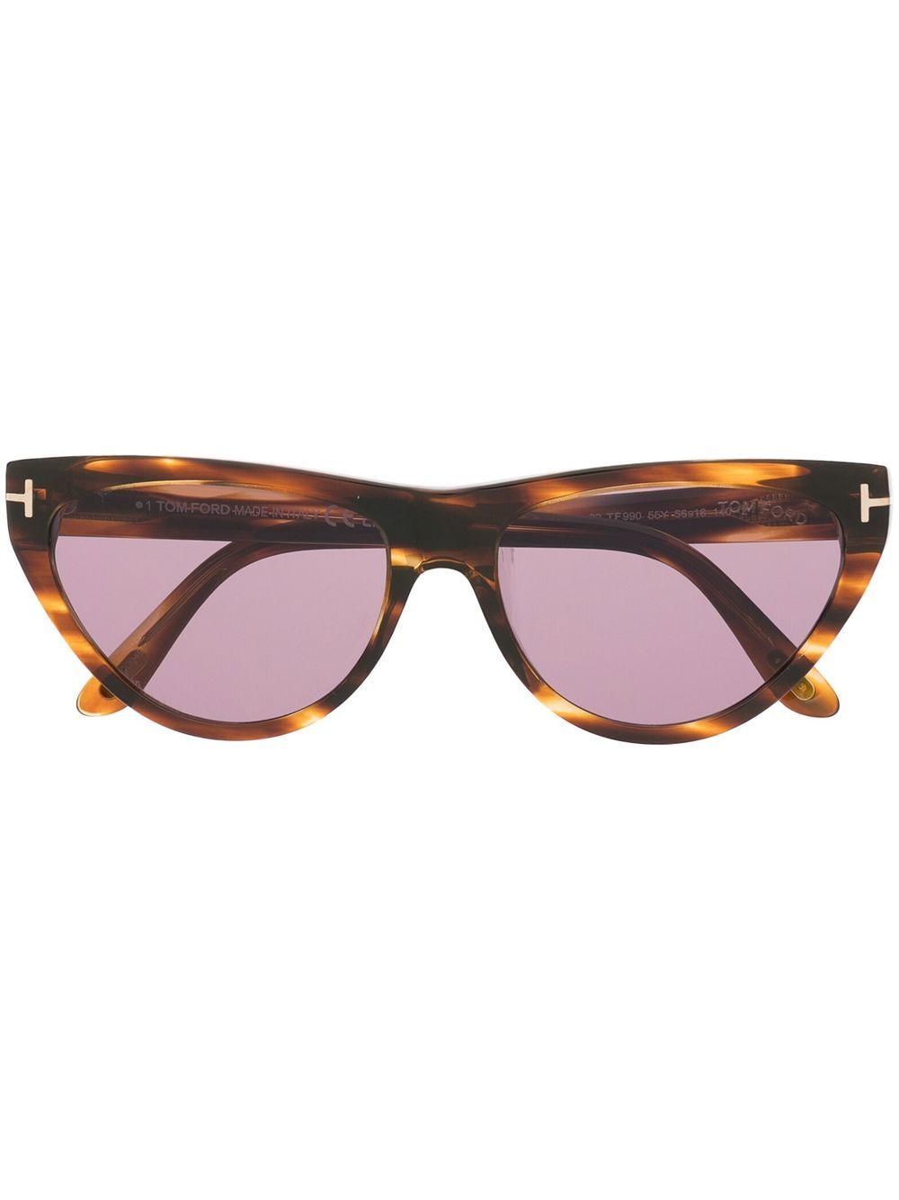 TOM FORD Eyewear Sonnenbrille mit Cat-Eye-Gestell - Braun von TOM FORD Eyewear