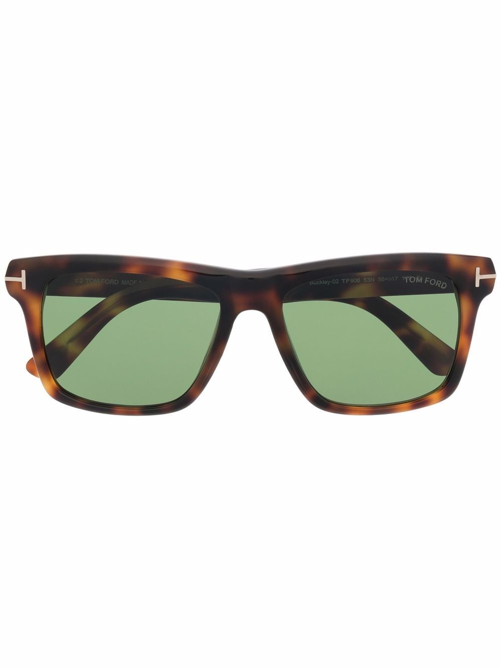 TOM FORD Eyewear Sonnenbrille mit eckigem Gestell - Braun von TOM FORD Eyewear