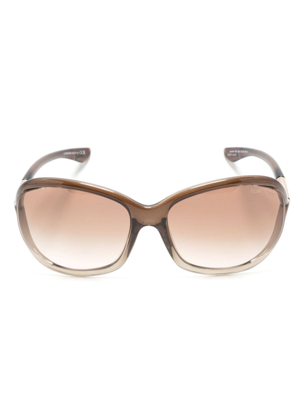 TOM FORD Eyewear Sonnenbrille mit eckigem Gestell - Rosa von TOM FORD Eyewear