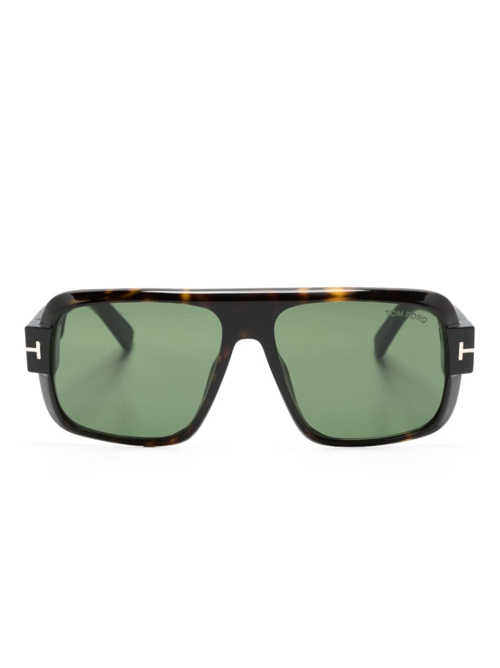 TOM FORD Eyewear Turner pilot-frame sunglasses - Braun von TOM FORD Eyewear