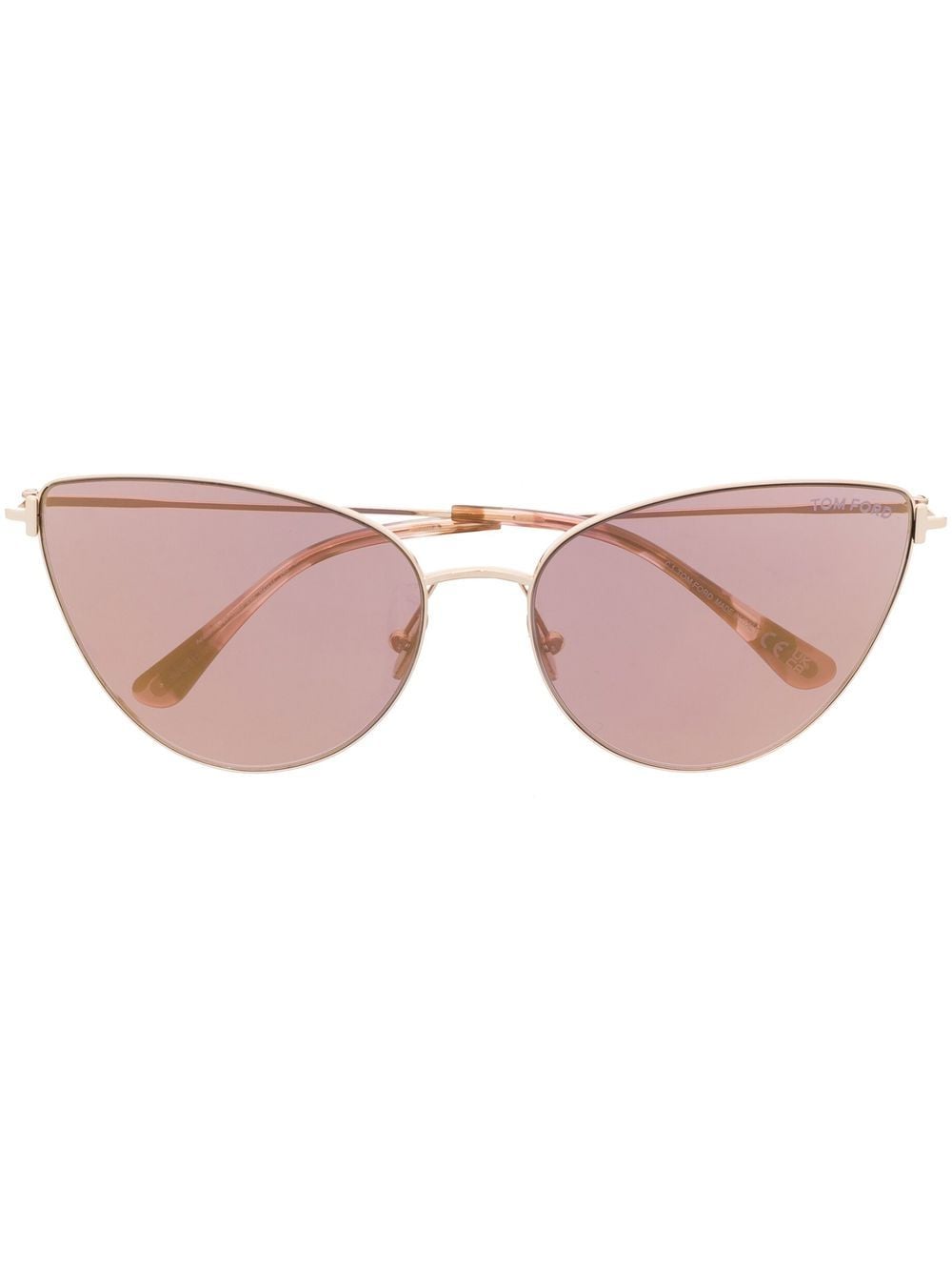 TOM FORD Eyewear Cat-Eye-Sonnenbrille mit Logo - Rosa von TOM FORD Eyewear