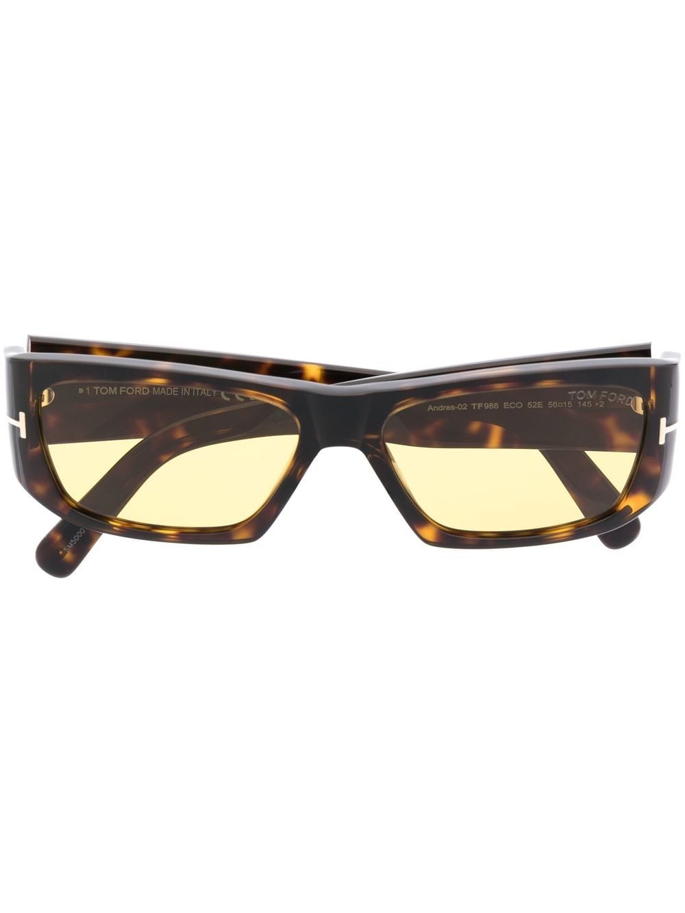 TOM FORD Eyewear Eckige Sonnenbrille - Braun von TOM FORD Eyewear