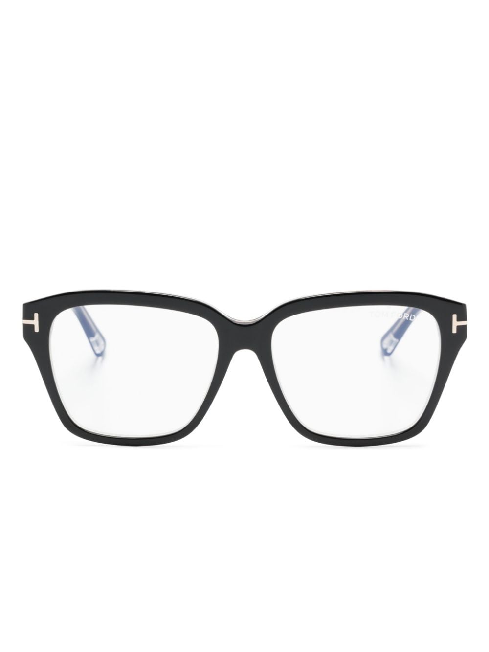 TOM FORD Eyewear Brille mit breitem Gestell - Schwarz von TOM FORD Eyewear