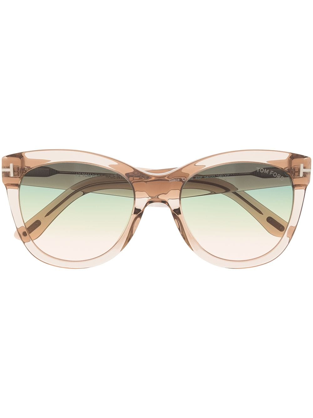 TOM FORD Eyewear Sonnenbrille mit breitem Gestell - Braun von TOM FORD Eyewear