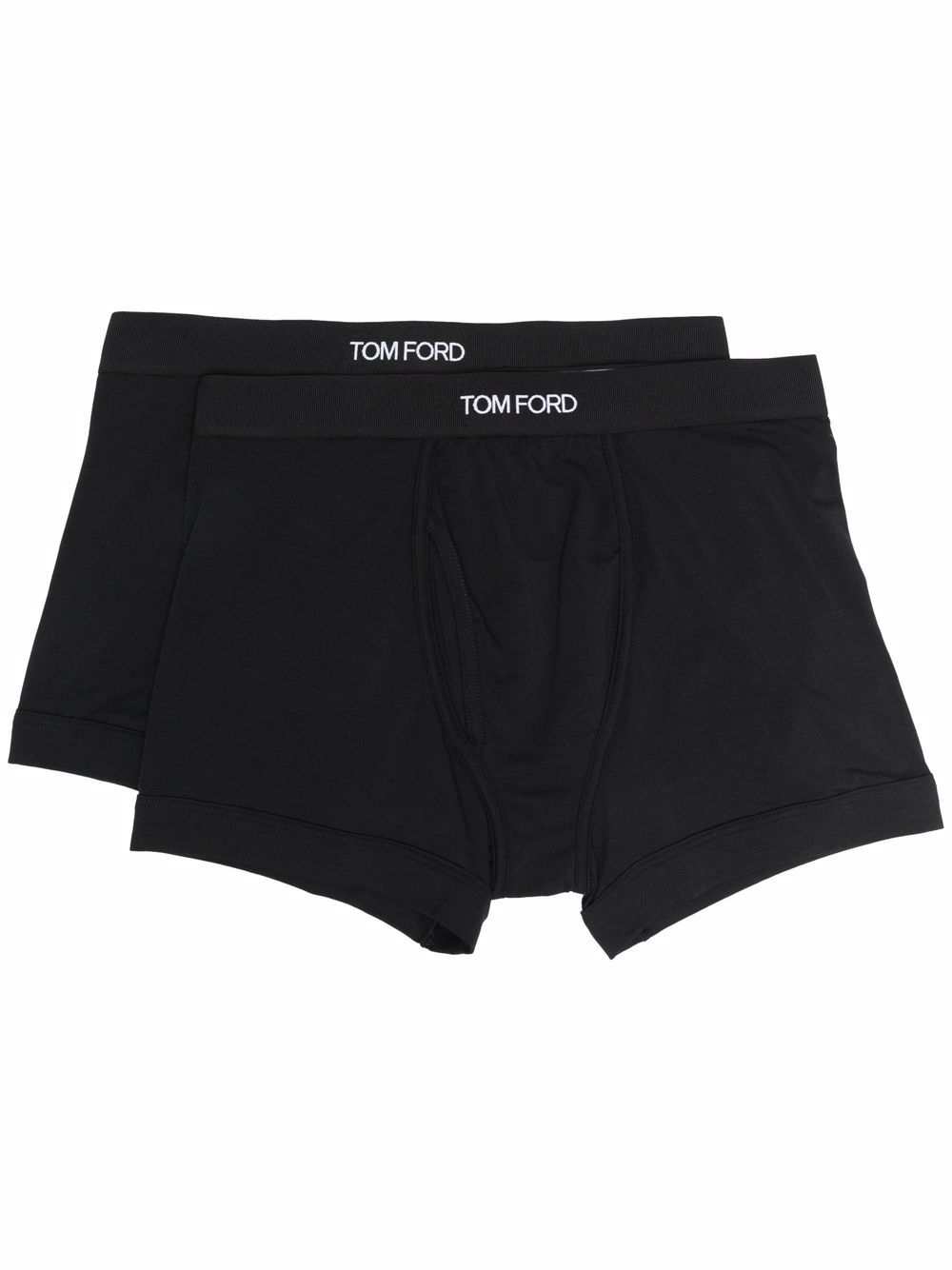 TOM FORD 2er-Set Shorts mit Logo-Bund - Schwarz von TOM FORD