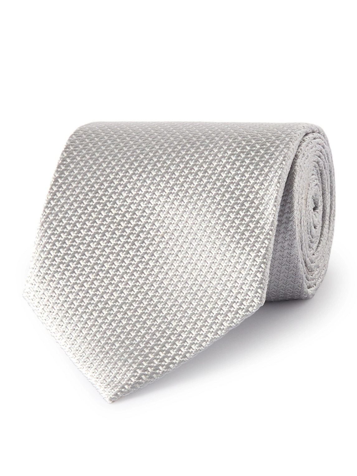 TOM FORD - 8cm Silk-Jacquard Tie - Men - Gray von TOM FORD