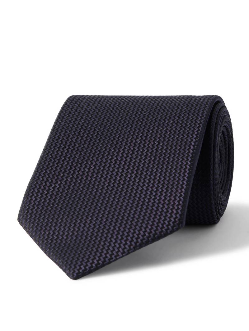 TOM FORD - 8cm Silk-Jacquard Tie - Men - Purple von TOM FORD