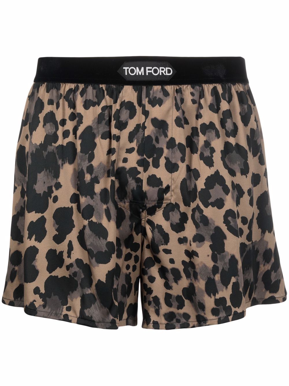 TOM FORD Boxershorts mit Leoparden-Print - Nude von TOM FORD