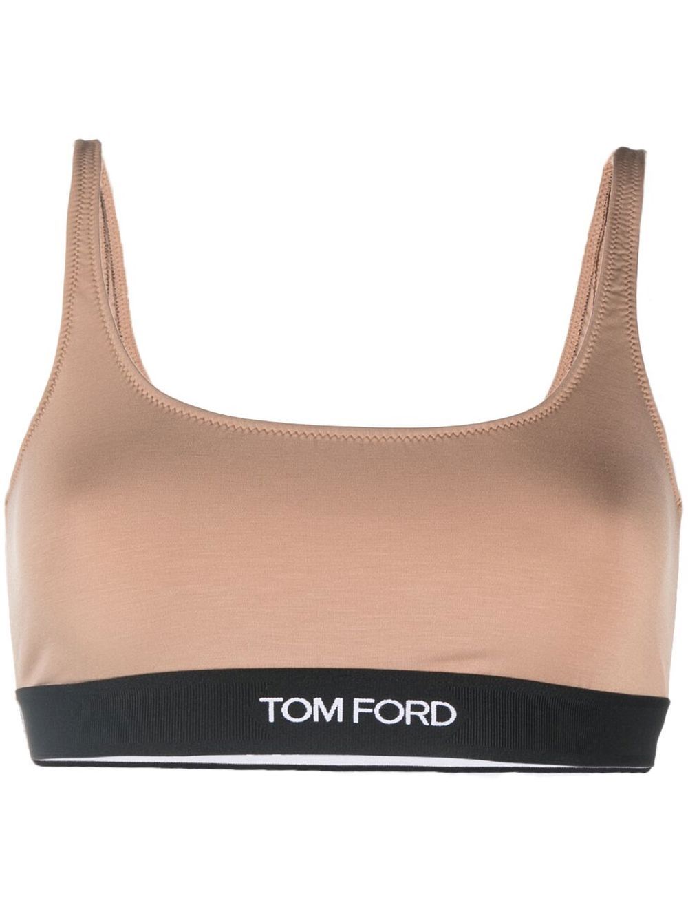 TOM FORD Bralet mit Logo-Print - Nude von TOM FORD