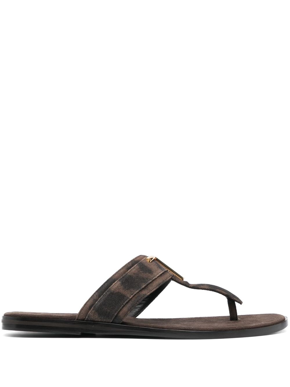 TOM FORD Brighton Sandalen aus Wildleder - Schwarz von TOM FORD