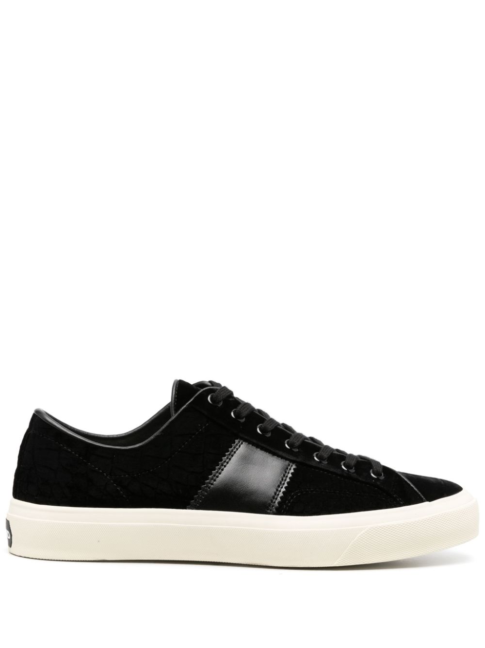 TOM FORD Cambridge Sneakers aus Samt - Schwarz von TOM FORD