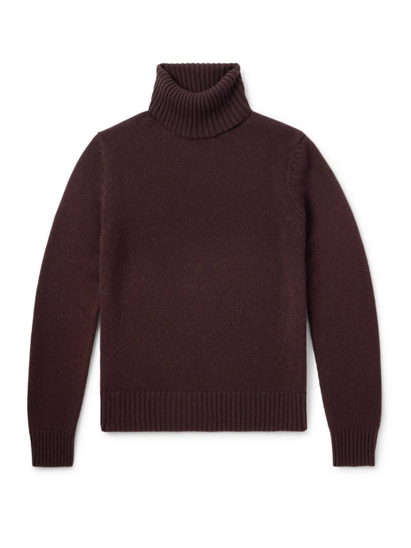TOM FORD - Cashmere Rollneck Sweater - Men - Brown - IT 54 von TOM FORD