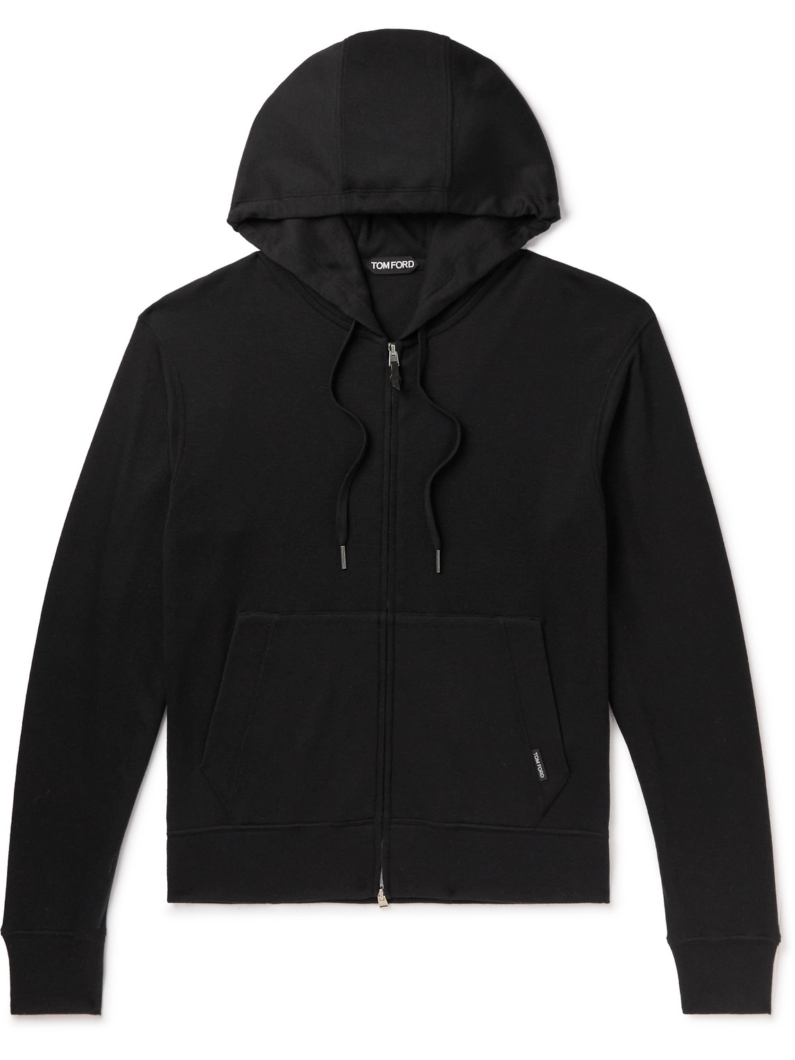 TOM FORD - Cashmere Zip-Up Hoodie - Men - Black - IT 48 von TOM FORD