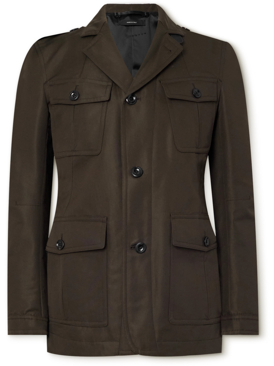 TOM FORD - Cotton-Blend Twill Field Jacket - Men - Brown - IT 48 TOM FORD - Cotton-Blend Twill Field Jacket - Men - Brown - IT 48 von TOM FORD