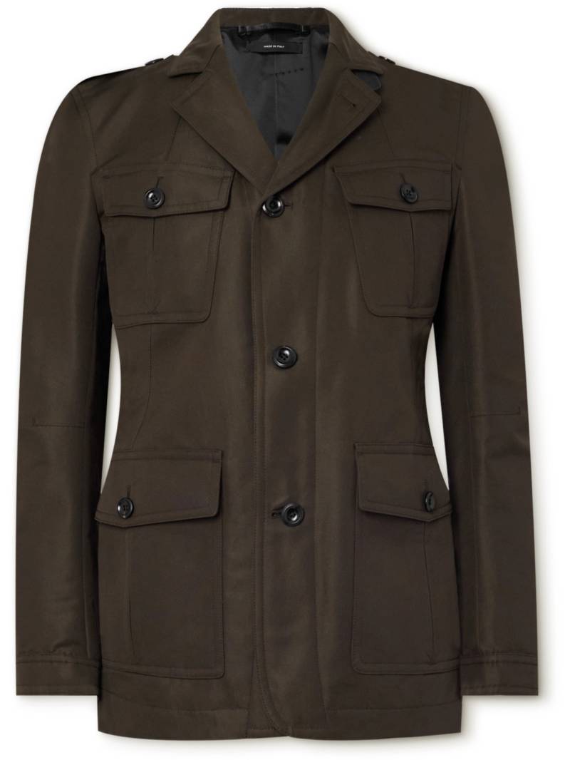 TOM FORD - Cotton-Blend Twill Field Jacket - Men - Brown - IT 48 von TOM FORD