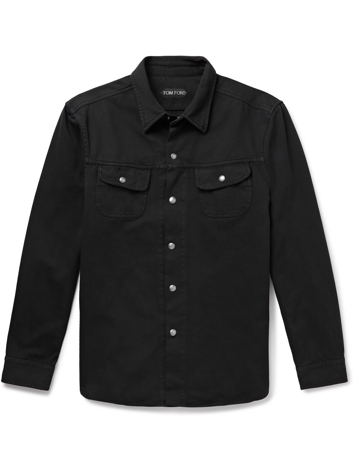 TOM FORD - Cotton-Twill Overshirt - Men - Black - EU 41 von TOM FORD
