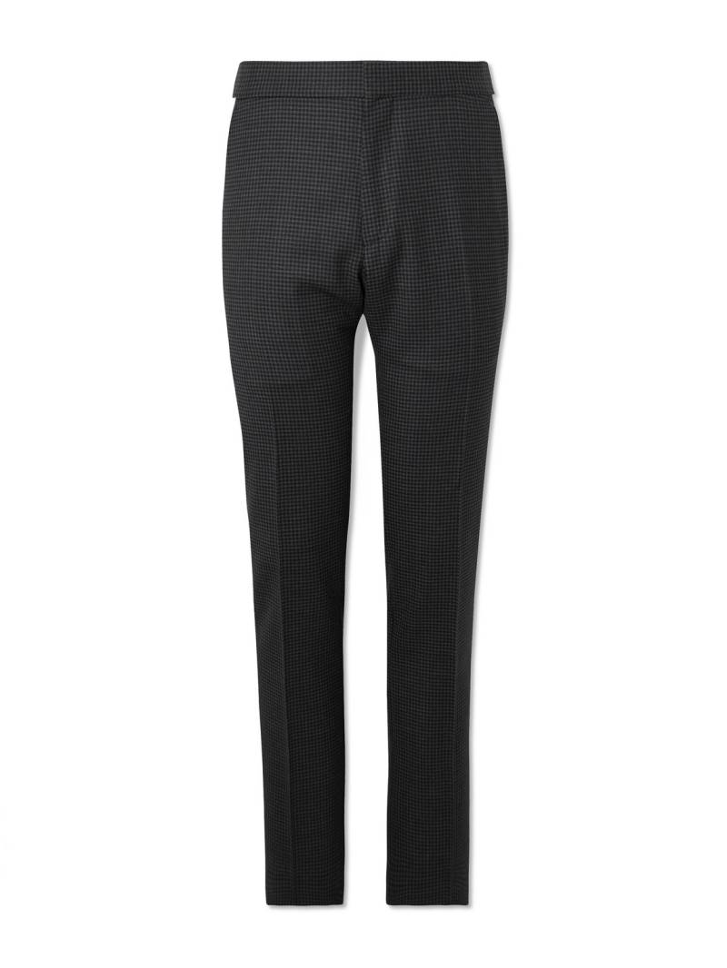 TOM FORD - Dyllan Slim-Fit Houndstooth Wool-Blend Suit Trousers - Men - Gray - IT 50 von TOM FORD