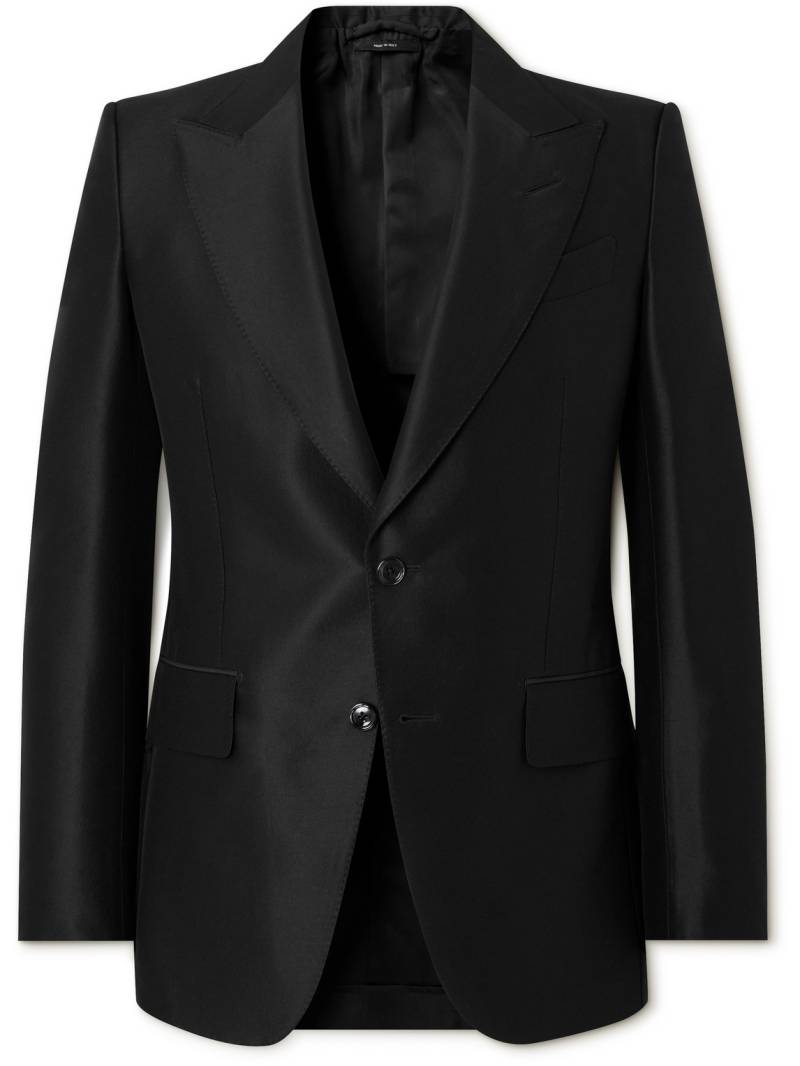 TOM FORD - Dyylan Wool and Silk-Blend Twill Suit Jacket - Men - Black - IT 50 von TOM FORD