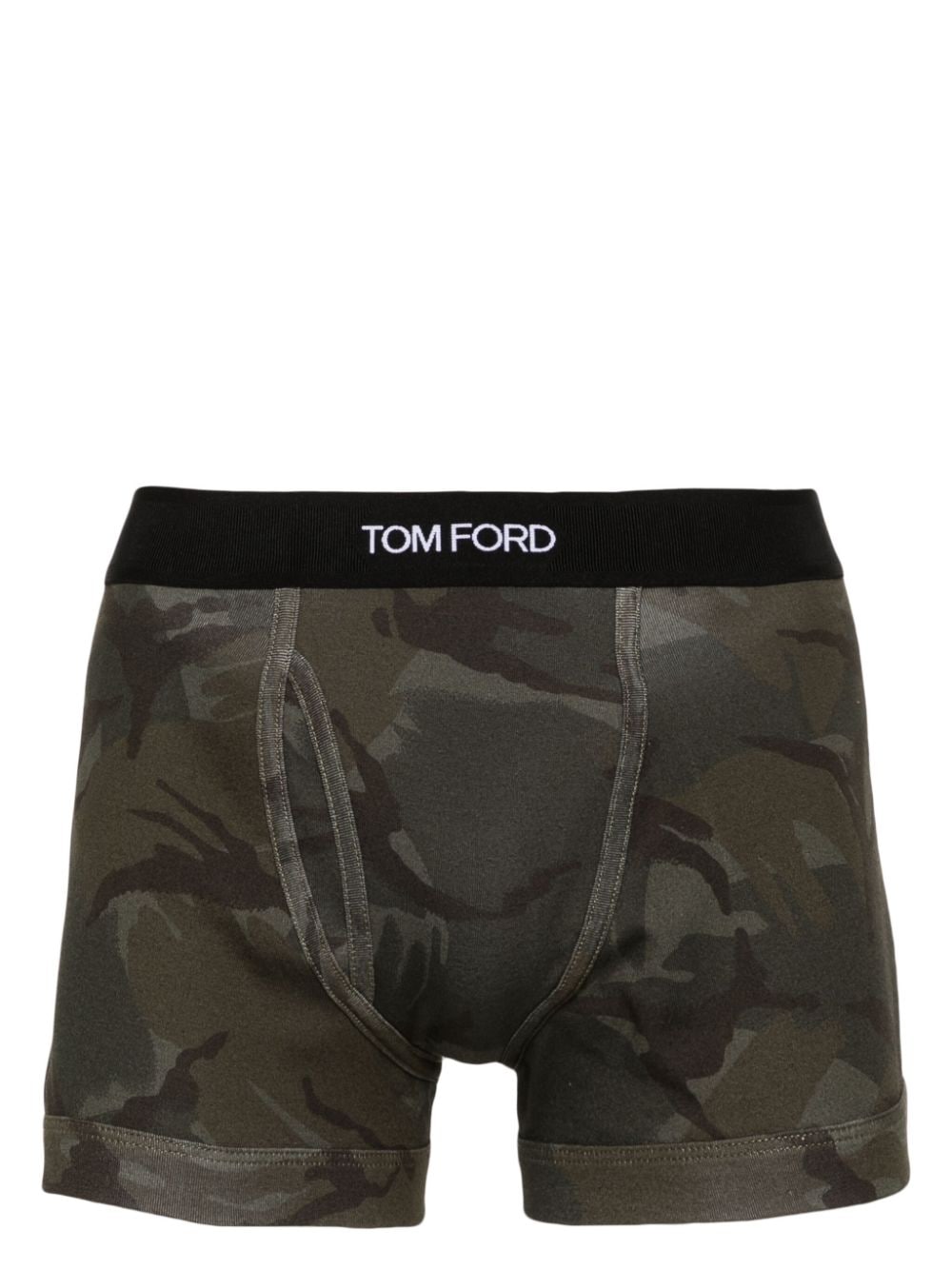 TOM FORD Gemusterte Boxershorts - Grau von TOM FORD