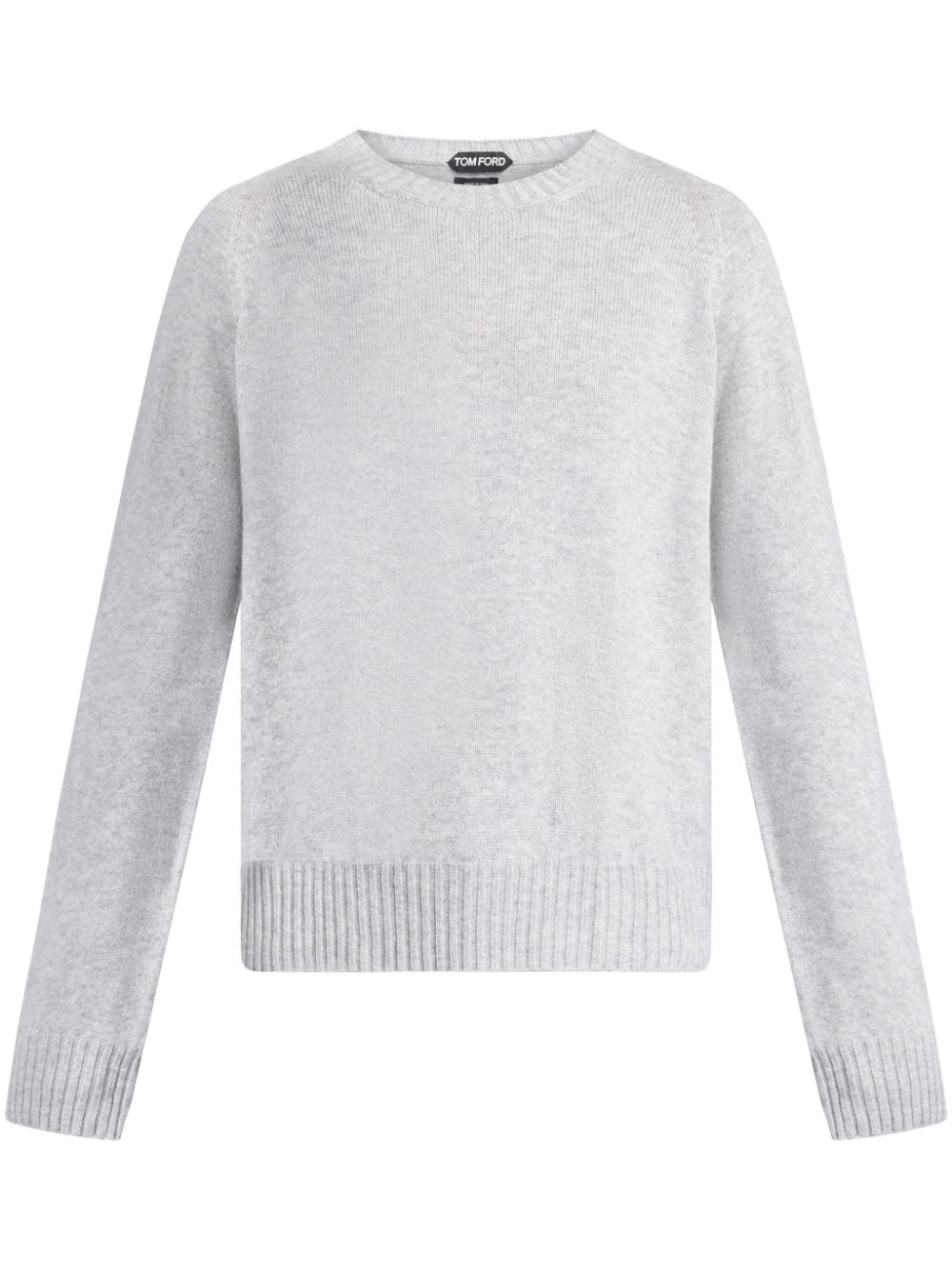 TOM FORD Kaschmirpullover mit Logo-Stickerei - Grau von TOM FORD