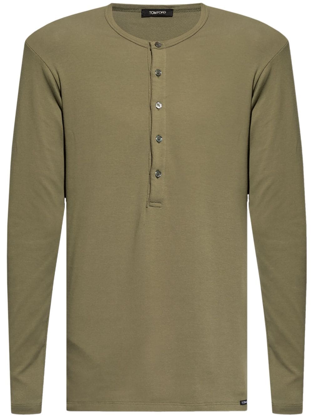 TOM FORD Langärmeliges Pyjama-Oberteil - Grün von TOM FORD