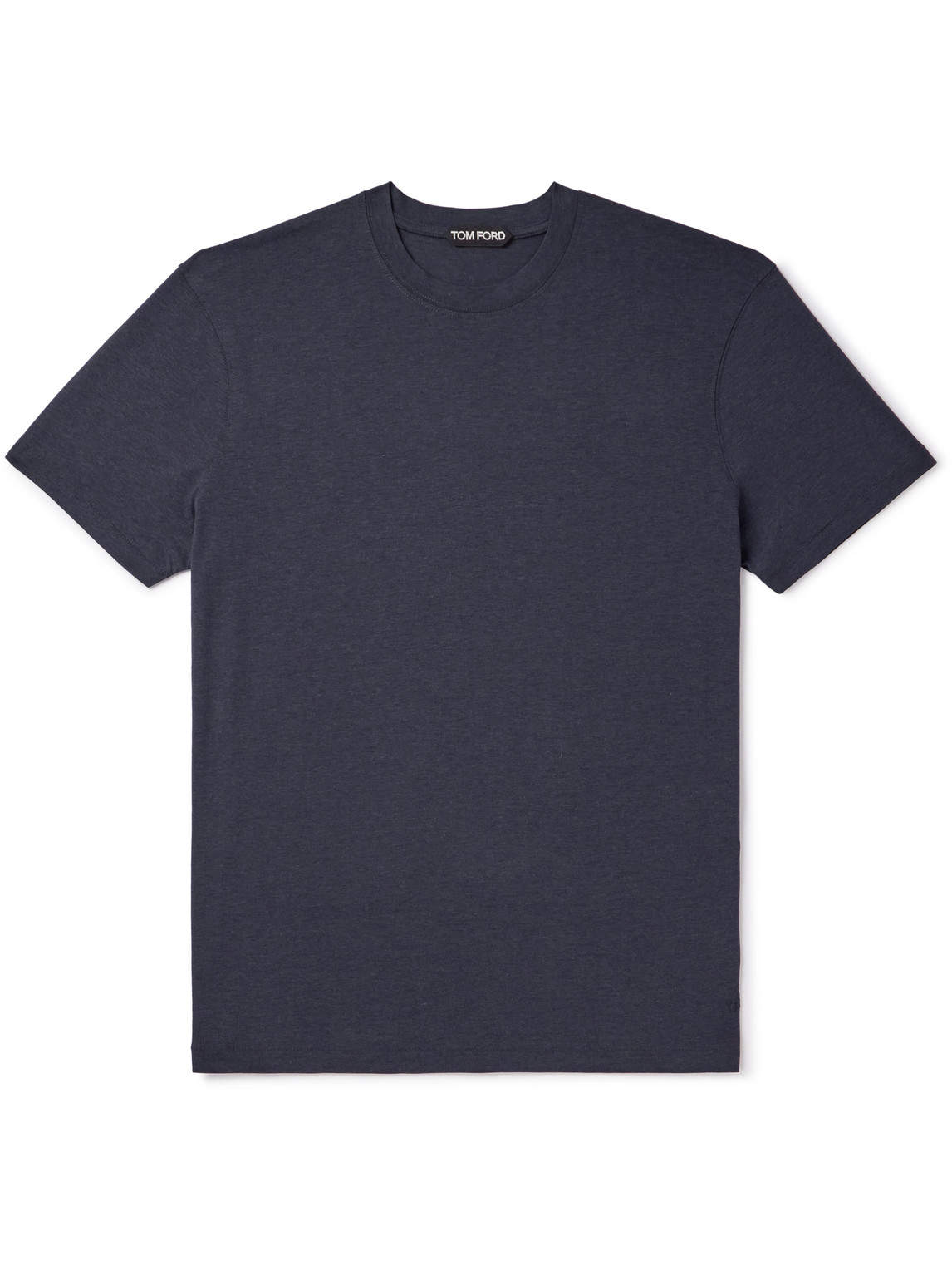 TOM FORD - Lyocell and Cotton-Blend Jersey T-Shirt - Men - Blue - IT 48 von TOM FORD