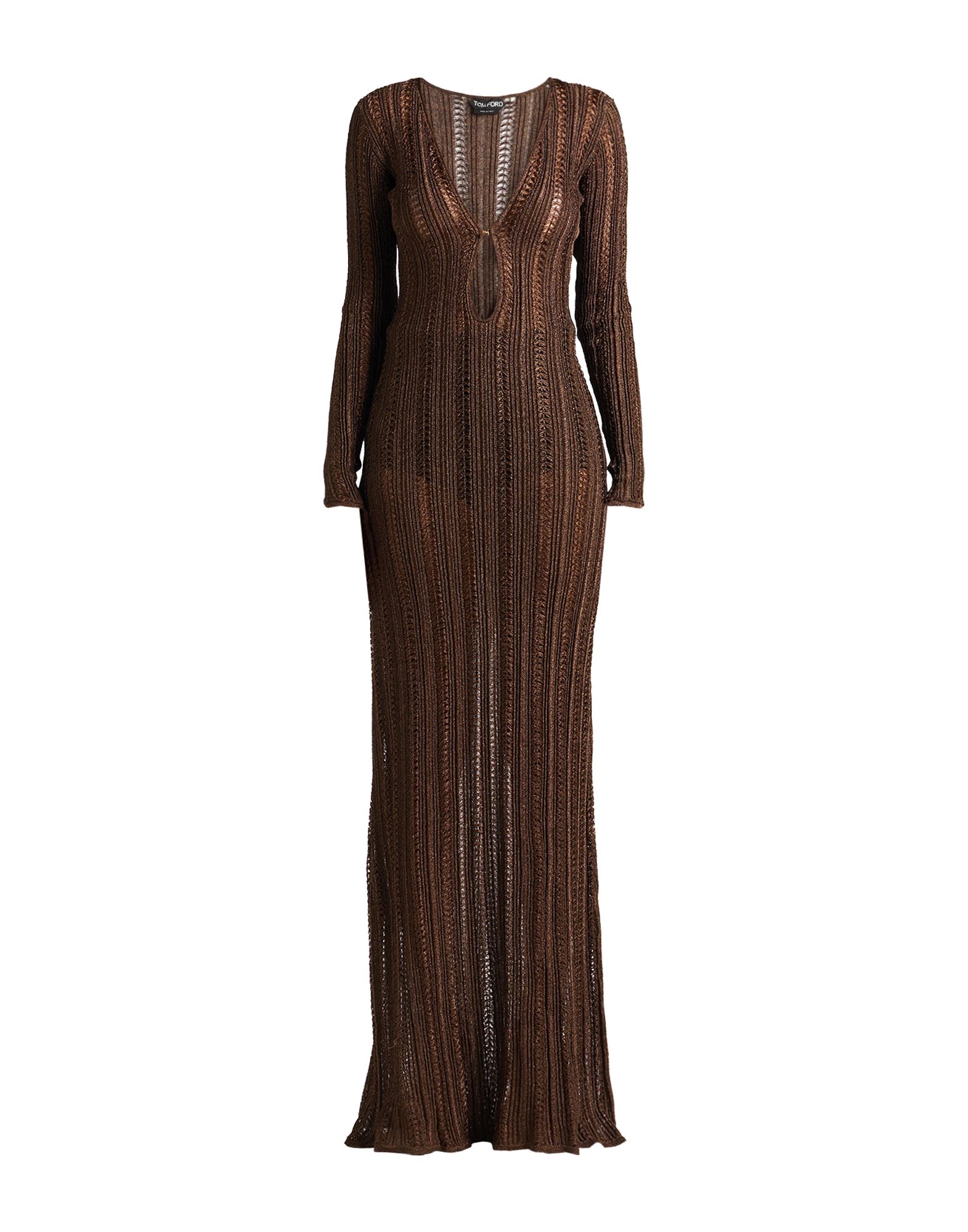 TOM FORD Maxi-kleid Damen Dunkelbraun von TOM FORD