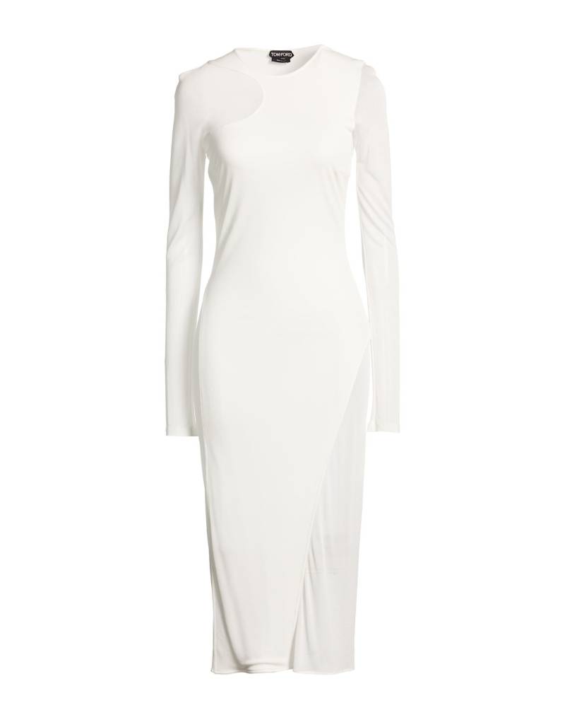 TOM FORD Midi-kleid Damen Off white von TOM FORD