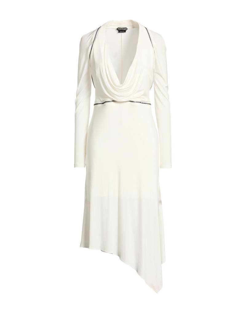 TOM FORD Midi-kleid Damen Weiß von TOM FORD