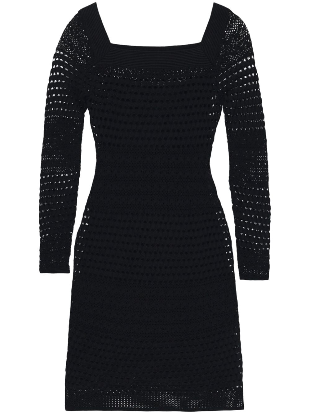 TOM FORD Minikleid aus Pointelle-Strick - Schwarz von TOM FORD