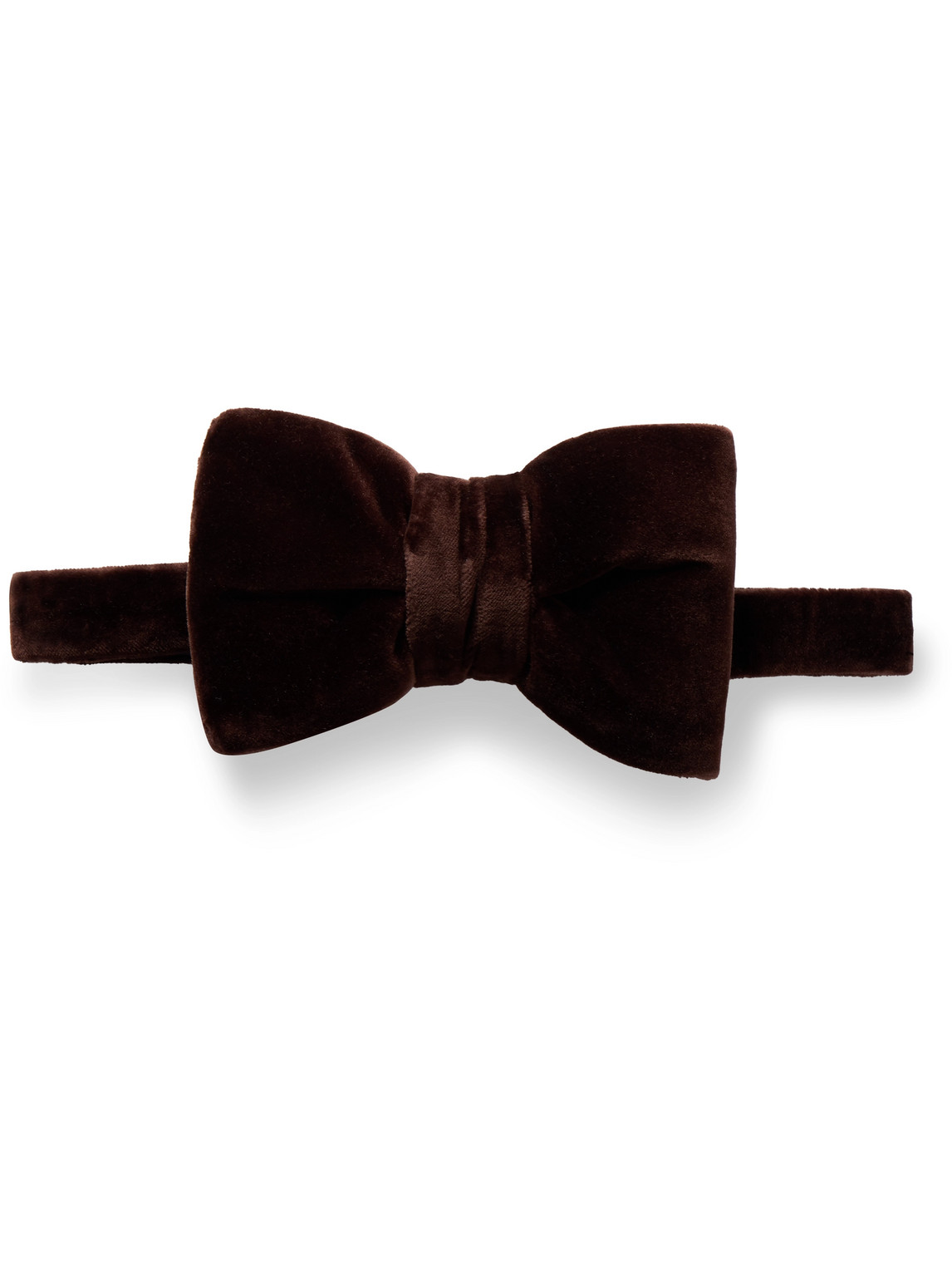 TOM FORD - Pre-Tied Velvet Bow-Tie - Men - Brown von TOM FORD