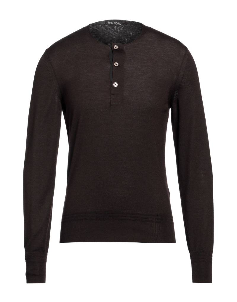 TOM FORD Pullover Herren Dunkelbraun von TOM FORD