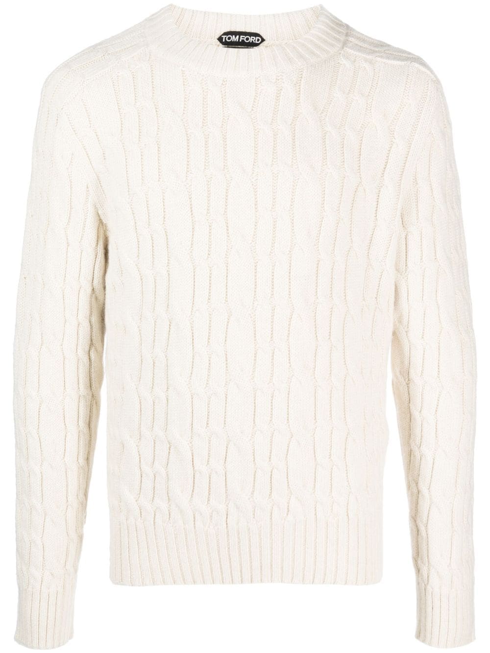 TOM FORD Pullover mit Zopfmuster - Nude von TOM FORD