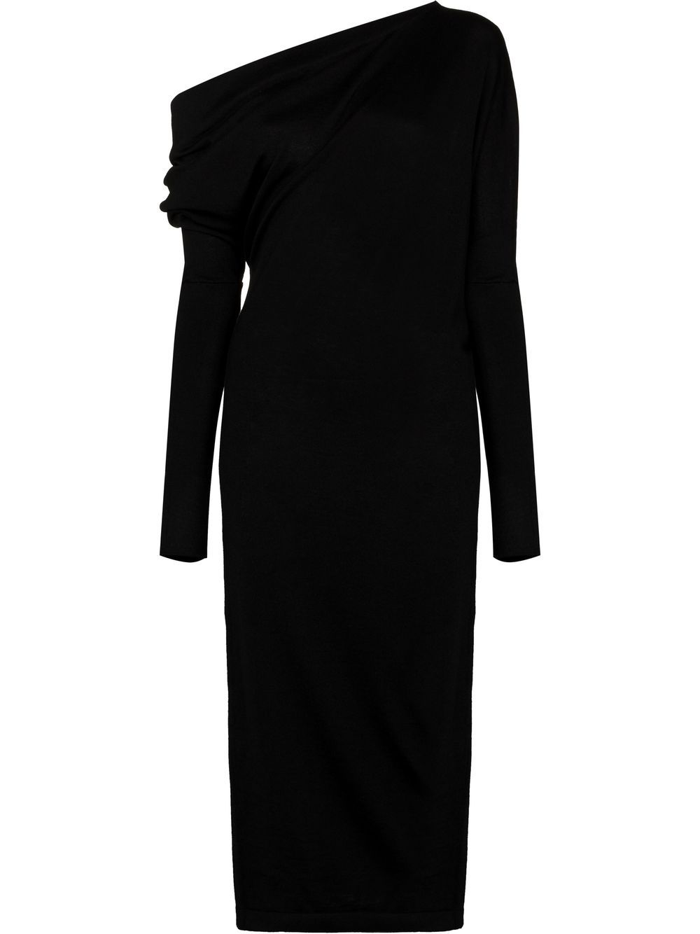 TOM FORD Schulterfreies Midikleid - Schwarz von TOM FORD